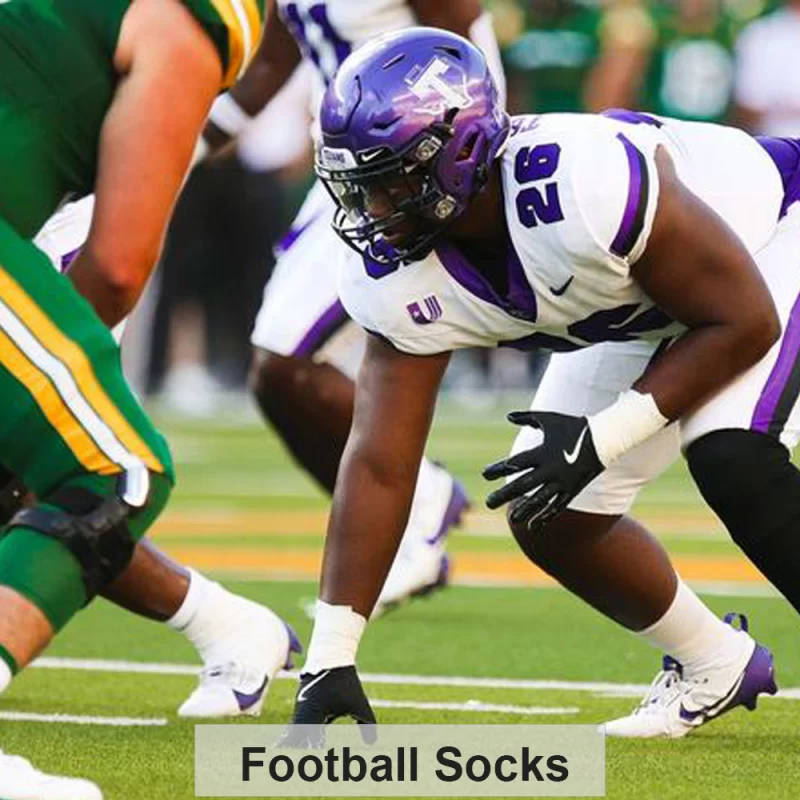 UOG (United One) Pro Football Socks –  Muscle-Activating Performance Socks for Speed, Stability & Recovery.  Injury Prevention & Risk Reduction. | Arch Support | For Men & Women | Made in the U.S.A. (Football)