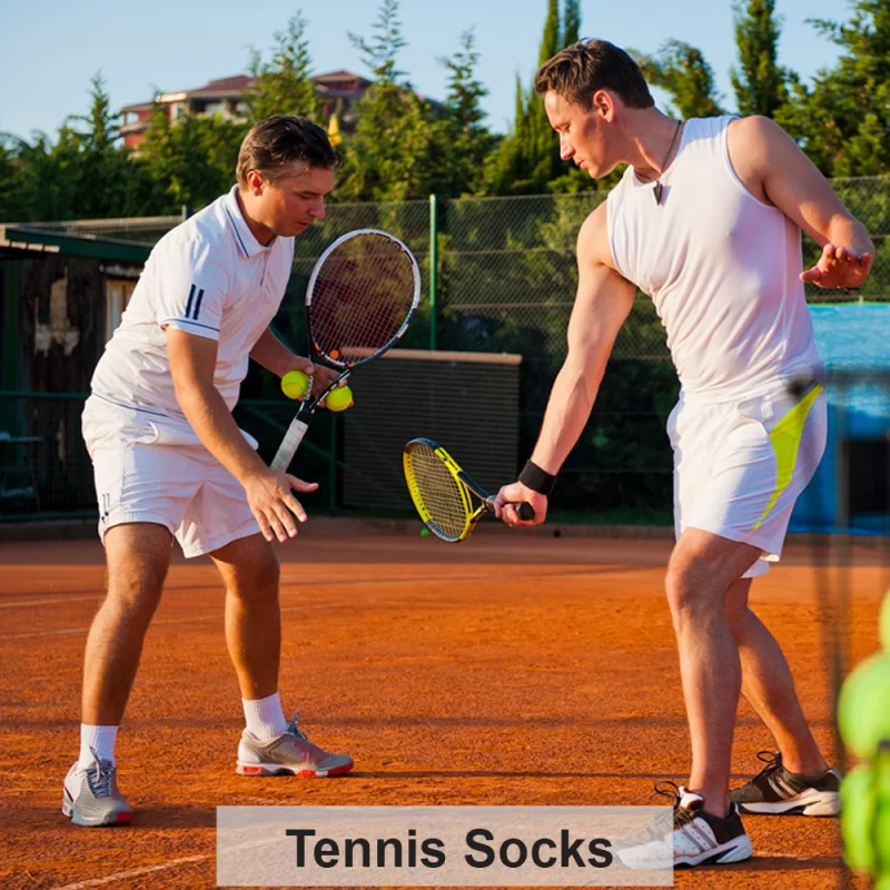 UOG (United One) Pro Tennis Socks – Muscle-Activating Athletic Socks with Arch Support, Boost Agility & Performance,Injury Prevention & Risk Reduction. for All Sports, for men & Women. (Tennis) Made in the U.S.A.