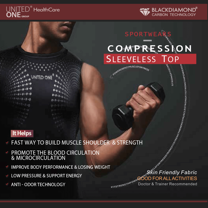 UOG (유나이티드 원) 탱크탑 – 5-in-1 웰니스 컴프레션 민소매 탱크탑 – CES 2026 세계 최초 수상작